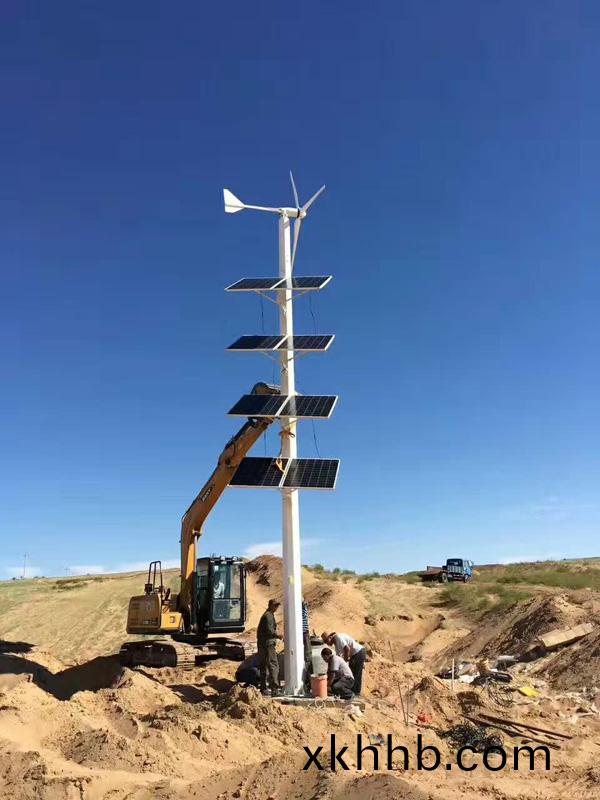 水平軸風力發(fā)(fa)電機案例